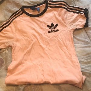 Pink adidas shirt
